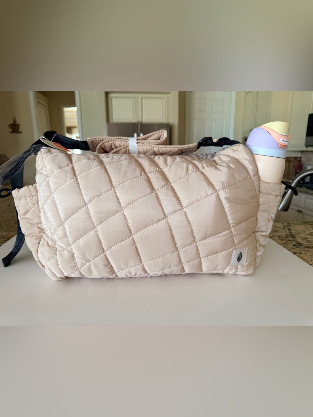 Free People Movement - Off The Path Carryall Bag - NWT - Taupe - SOLD OUT COLOR - Picture 8 of 10